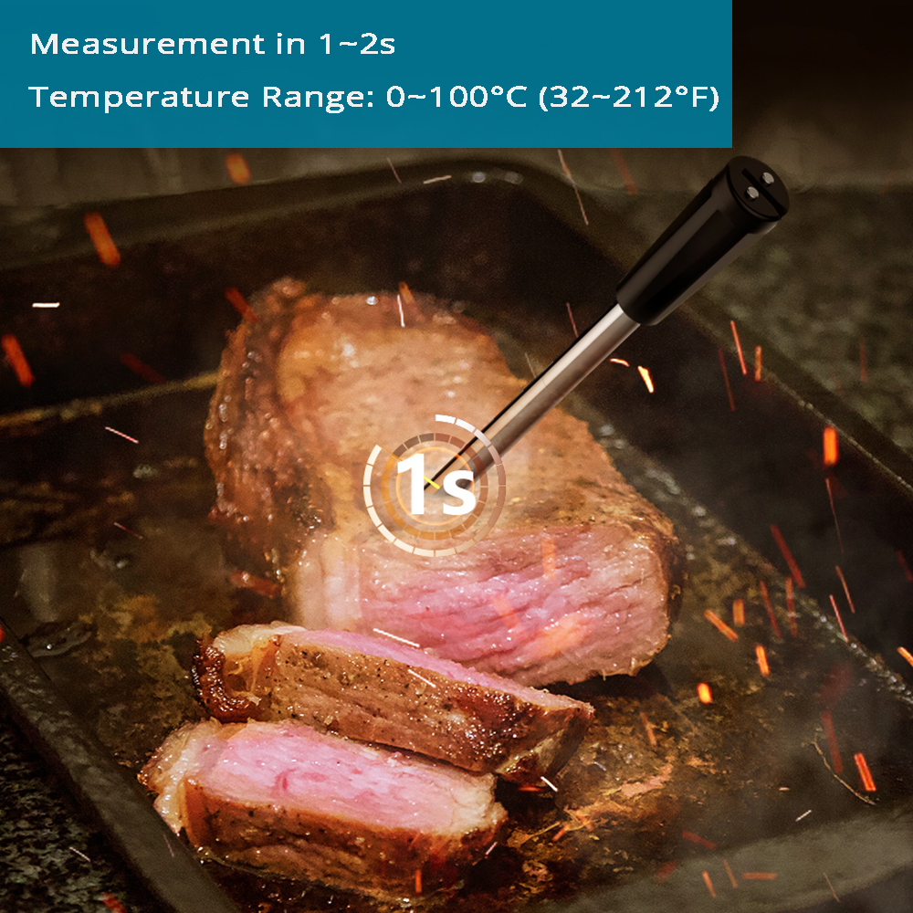 Termometro per carne intelligente wireless con Bluetooth - Tilswall